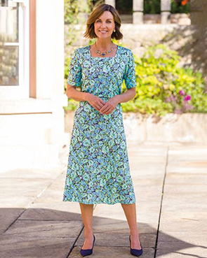 Skirt and Blouse Evening Outfit